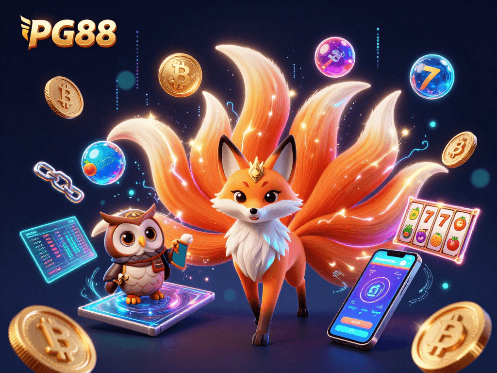 Engage with PG88's vibrant casino experience through lively, colorful gaming visuals.