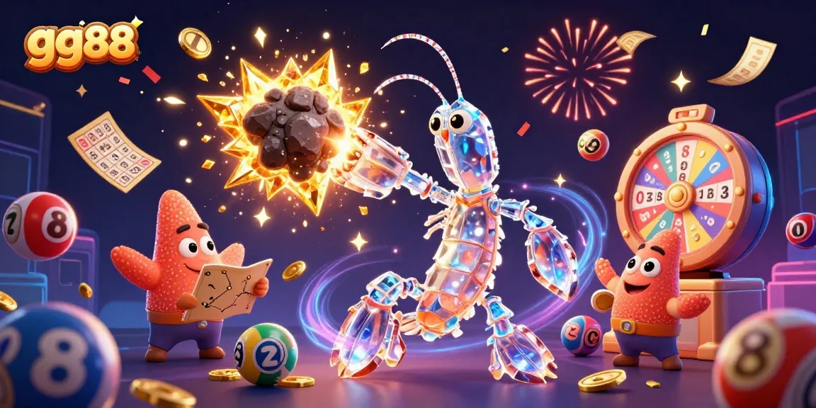 Experience the excitement of gg88 with a vibrant casino-themed illustration of winning moments
