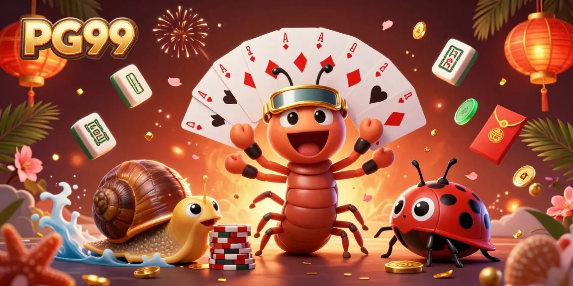 Experience thrilling gameplay at PG99 with vibrant characters and dynamic casino gaming elements.