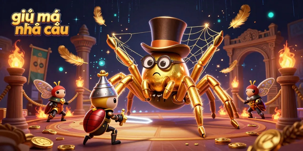 Engage with "giải mã nhà cái" through an intricate 3D illustration showcasing vibrant casino elements.