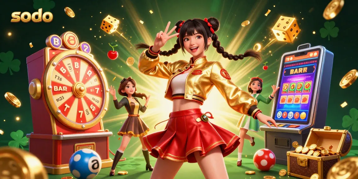 Sodo slots come alive with vibrant colors as players celebrate wins, showcasing exciting gaming action and joyful enthusiasm.