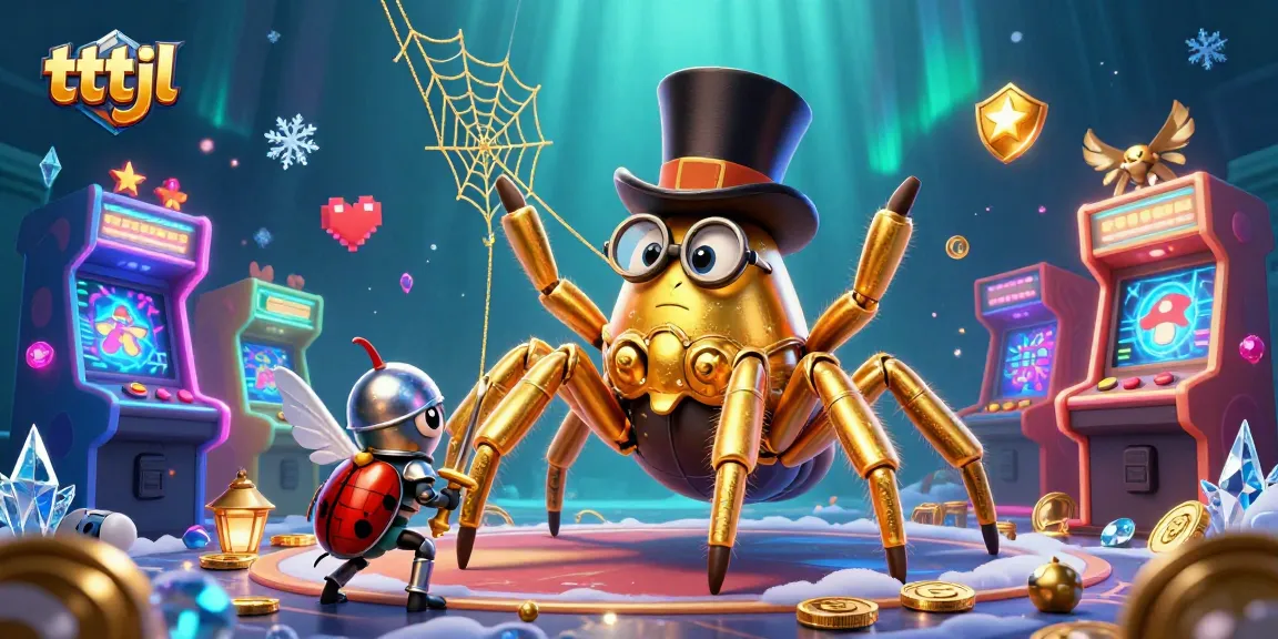 Engage in exciting gameplay with tttjl at a vibrant casino featuring an interactive illustration.