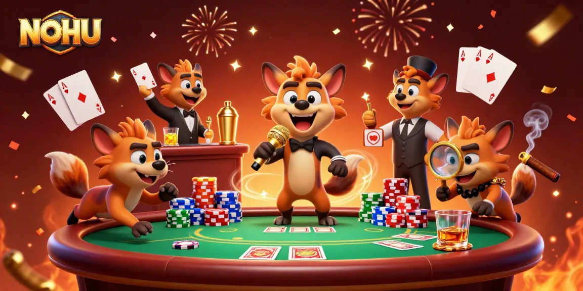 Experience the excitement of NOHU as hyenas run a vibrant comedy casino with thrilling slot games.