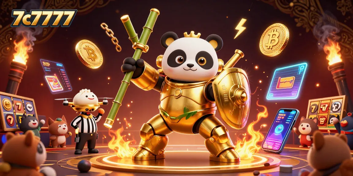 Experience thrilling wins at 7c7777 with an exciting robot fighting scene and dynamic gambling elements.