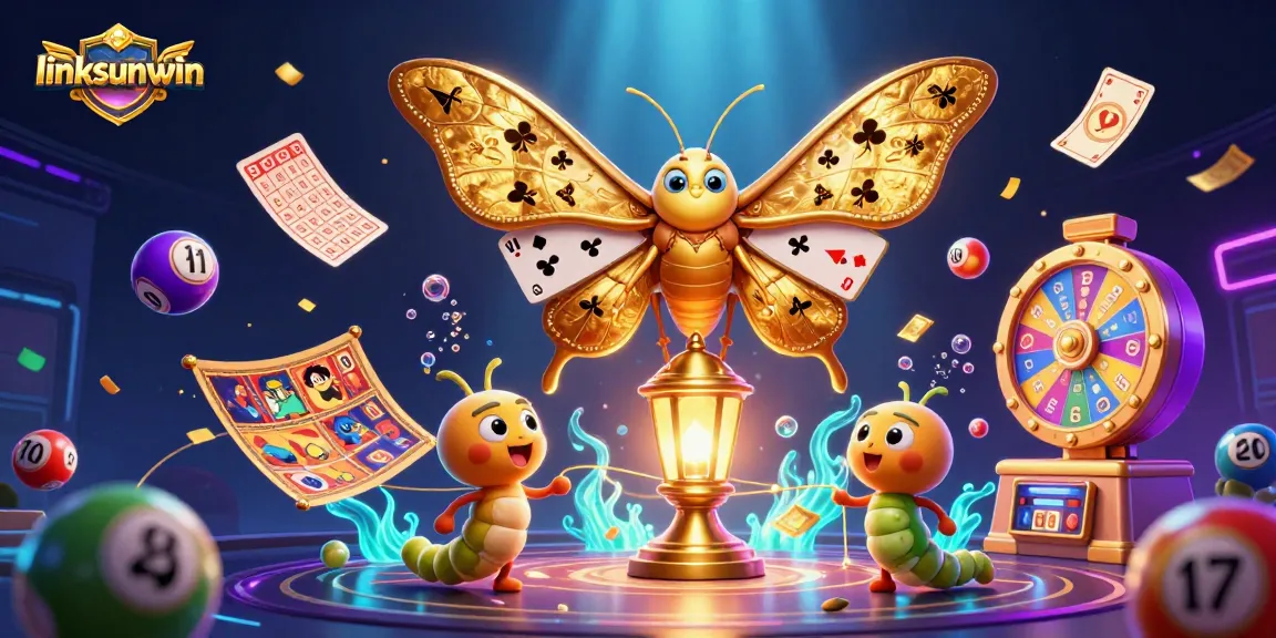 Experience winning moments with linksunwin in a vibrant, enchanting 3D casino scene.