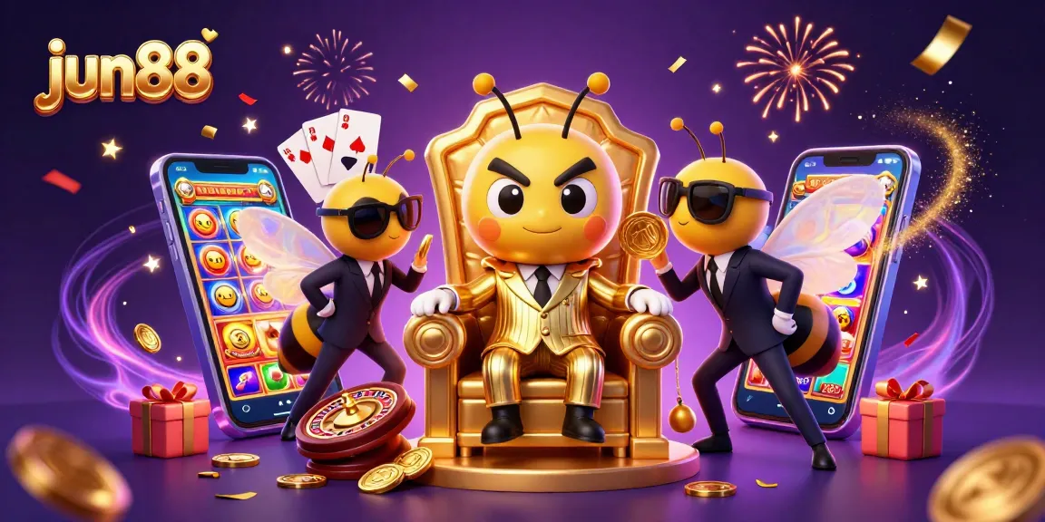 Bet on exciting games at jun88 with colorful slots, poker chips, and live action thrills.