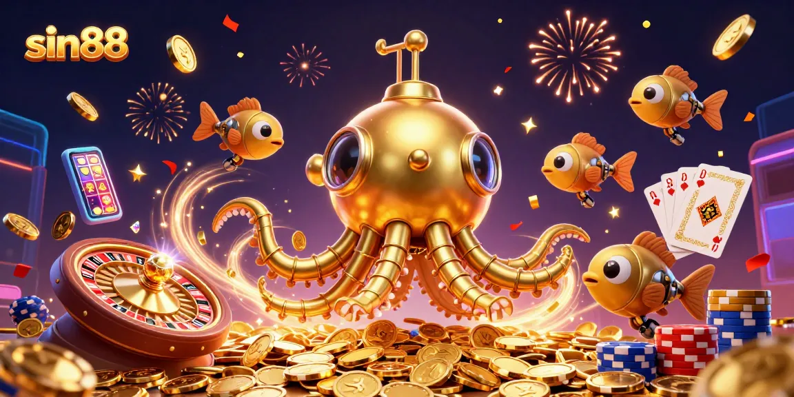 Engage in thrilling gameplay with sin88, featuring vibrant 3D casino elements and dynamic characters.