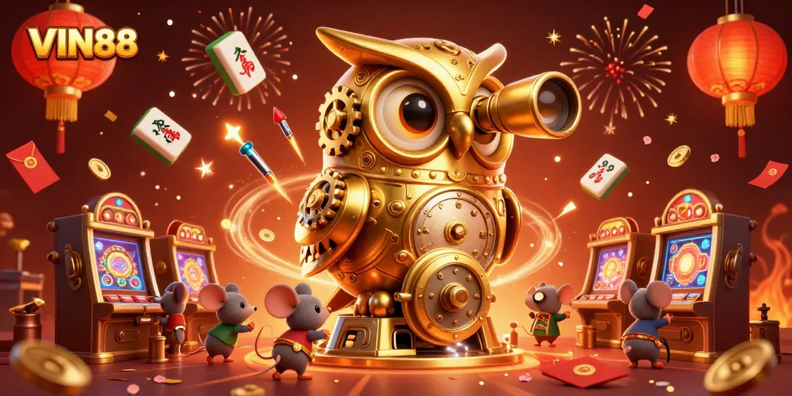 Experience the vibrant casino world of VIN88 with dynamic characters and games!