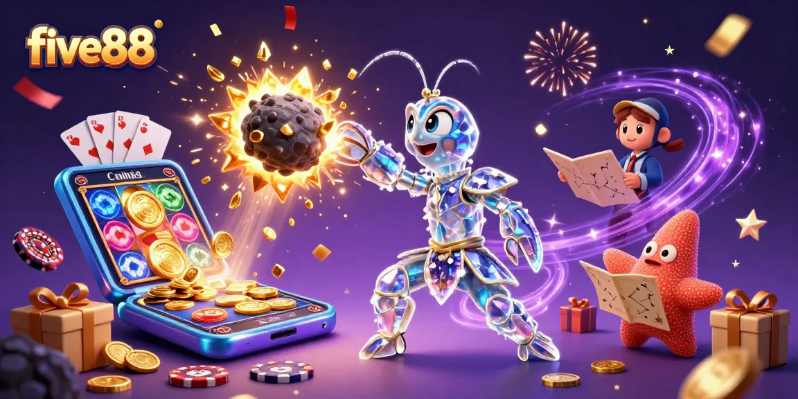Win big at five88 with thrilling casino action featuring vibrant games and dynamic characters.