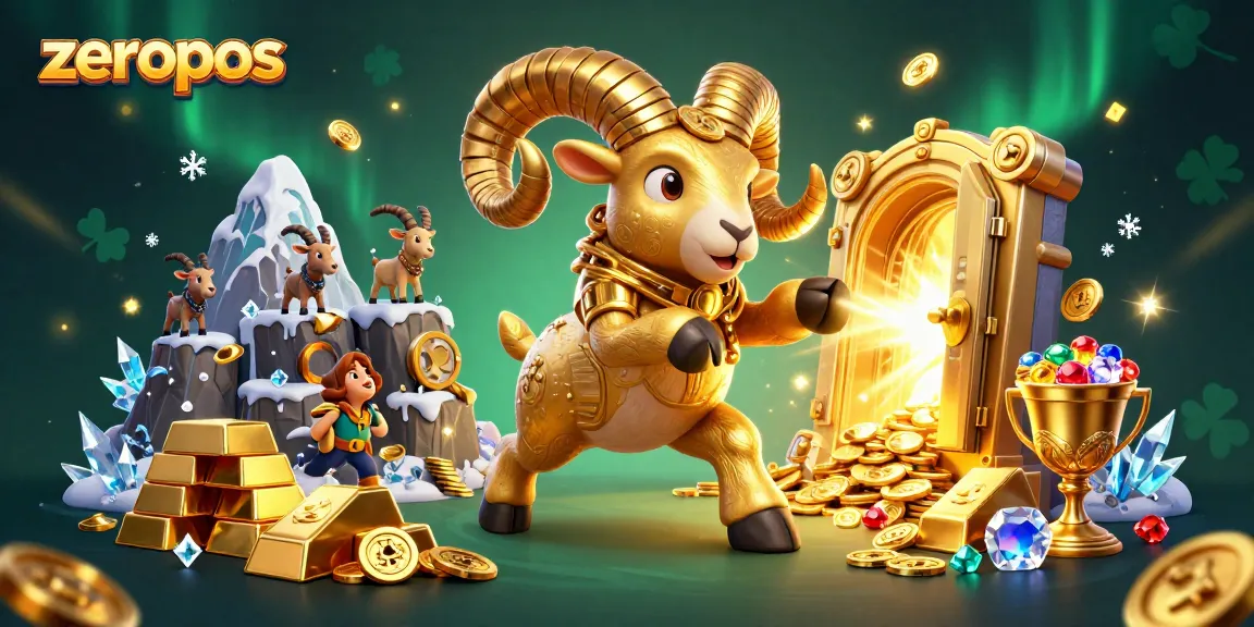 Experience epic wins with zeropos in a vibrant casino scene filled with riches!