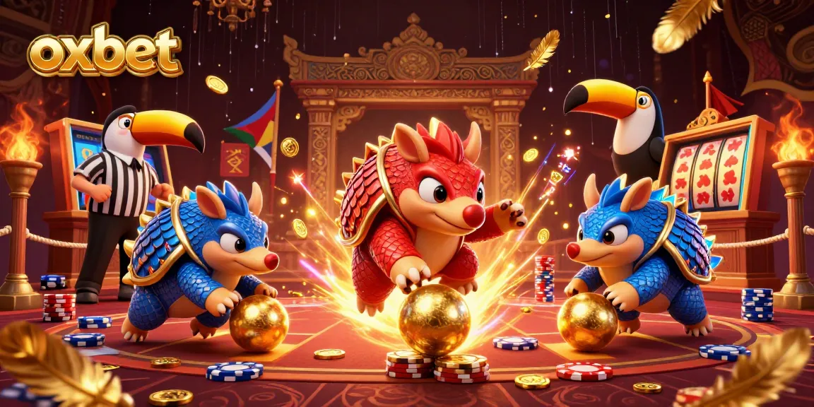 Watch the oxbet pangolins roll golden balls in a dynamic casino showdown full of excitement.