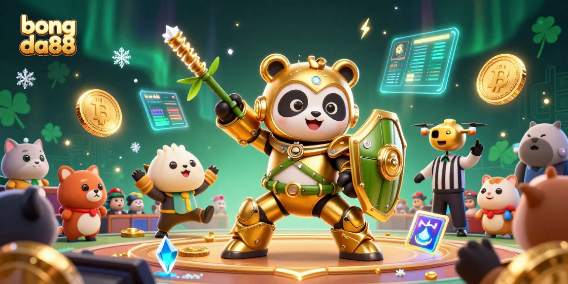Engage in action-packed gaming with bong da88 in a vibrant 3D casino arena.