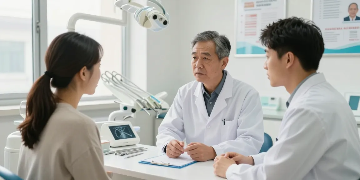 Dental malpractice in Turkey discussion between dentist and patient in consultation setting.