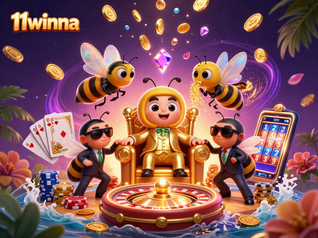 Experience thrilling moments at 11winna, where golden coins and cards create excitement in online gaming.