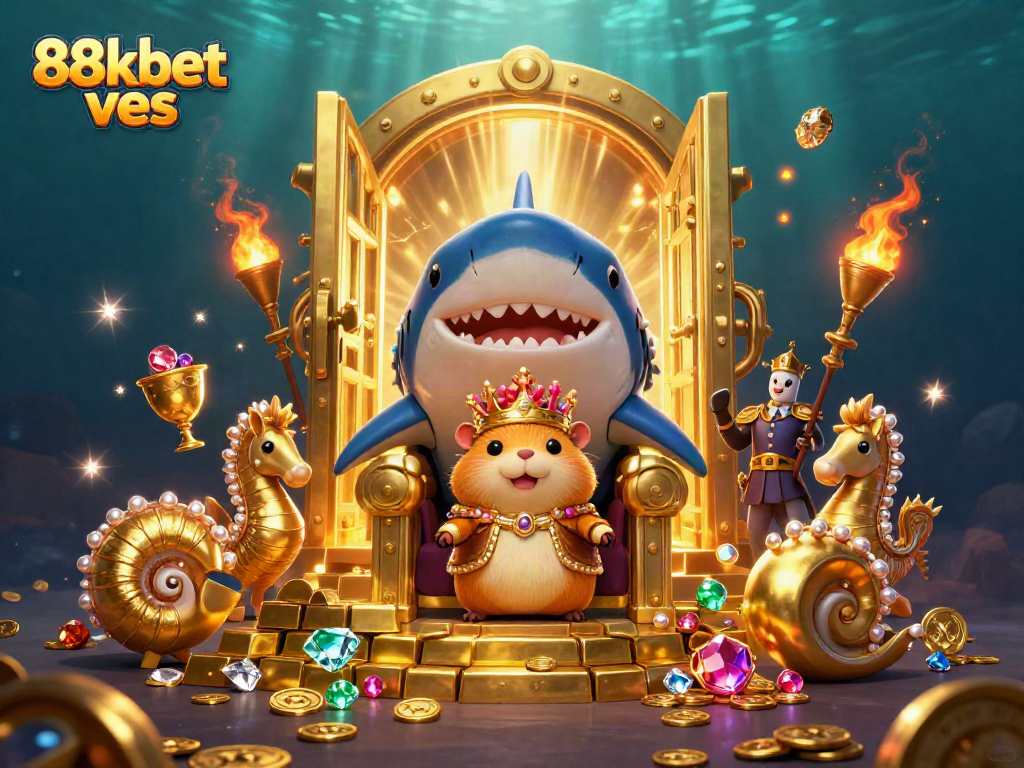 Join the excitement at 88kbet ves, where the golden hamster king reigns over treasures of the casino world.