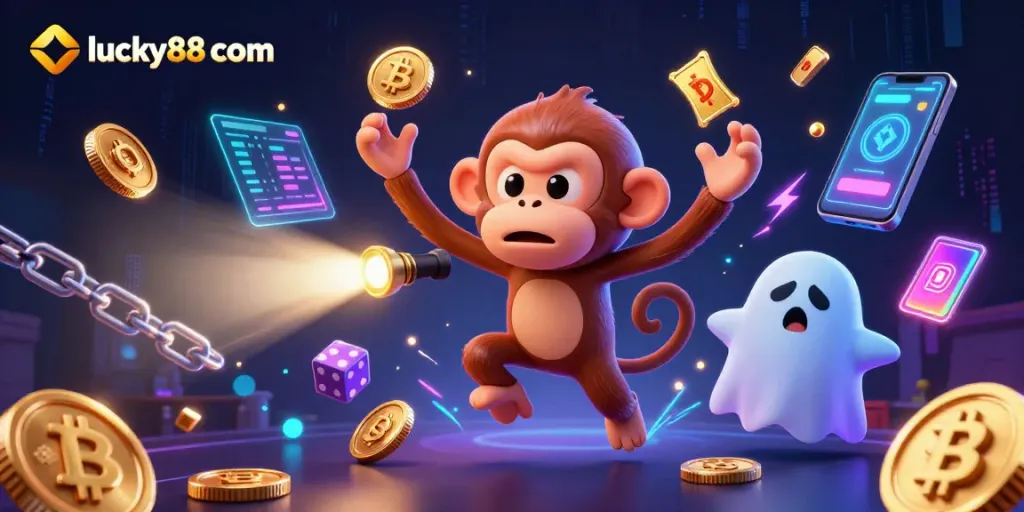 Experience thrilling gameplay at lucky88 com with vibrant casino characters and exciting gaming elements.